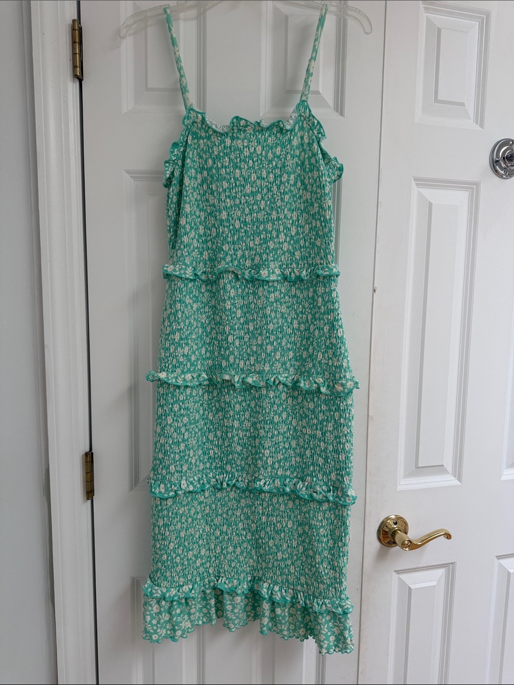Mint Green Tiered Sundress